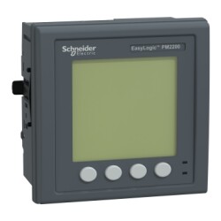 METSEPM2210 - EasyLogic VAF P & E meter THD POP CL 1 - - PM2210 Enerji Analizörü, LCD POP - 1