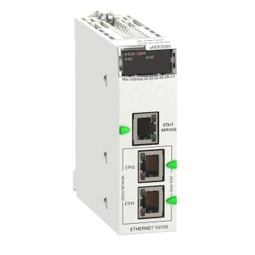 BMENOC0301 - İletişim Modülü, Modicon M580, Ethernet 3 Bağlantı Noktalı Ethernet - 1