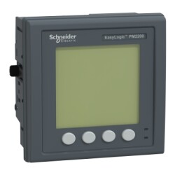 METSEPM2210R - PM2210 Power Meter w/ RJ45 LVCT - PM2210 Enerji Analizörü, LCD POP - 2