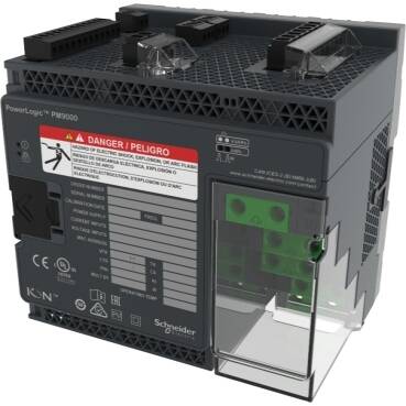 METSEION92130+RD96 - PowerLogic™ ION9000 Enerji Kalite Analizörü, LVDC, DIN raya montaj, HW kit + Remote screen 96x96mm - 1