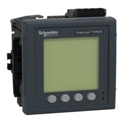 METSEPM5660 - PowerLogic PM5660, Resi Curr monitoring - PM5660, 0.2S, 63.harmonik, 4DI/2DO, Modbus seri bağlantı, 2 ethernet, kaçak akım izleme - 1