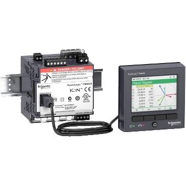 METSEPM8244 - Powerlogic PM8000 - PM8244 Dın Rayına Monte Ölçüm Cihazı+Uzak Ekran-Ara Ölçüm - 1