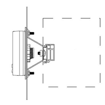 METSEPMAK - Powermeter + Uzak Ekran Sırt Sırta Montaj İçin Powerlogic Serisi Montaj Adaptörü - 1