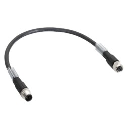 TCSXCN1M1F10E - Bus cable,straight,M12-B,Male-fem, 10m - 1